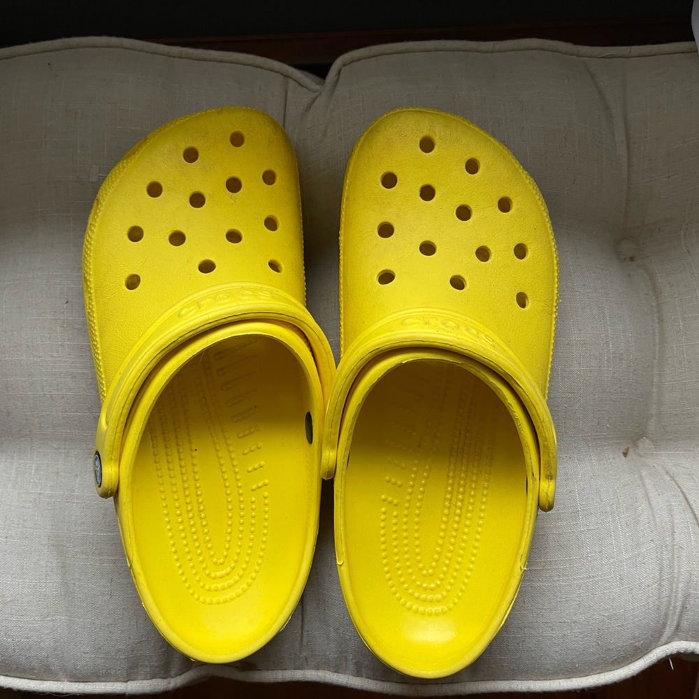 Yellow Crocs - Women’s 9